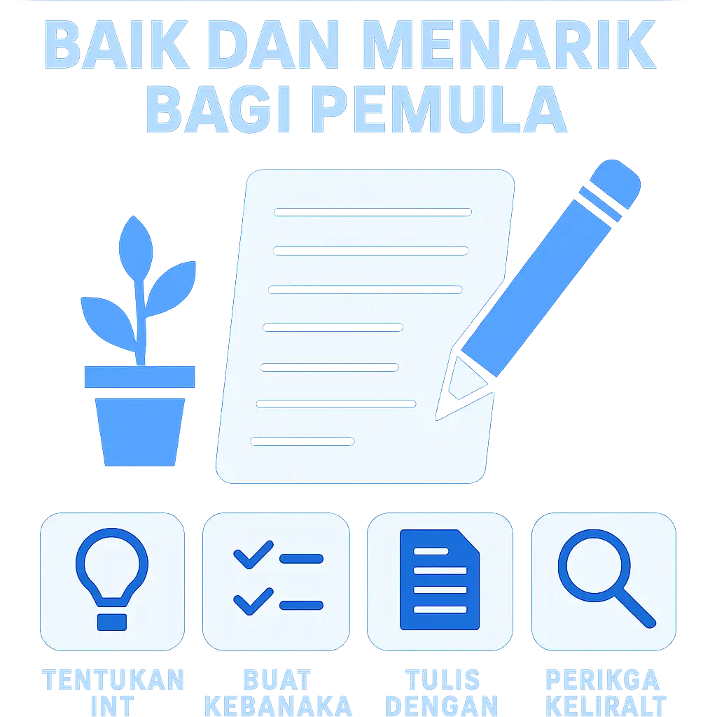 Cara Menulis dengan Baik dan Menarik bagi Pemula